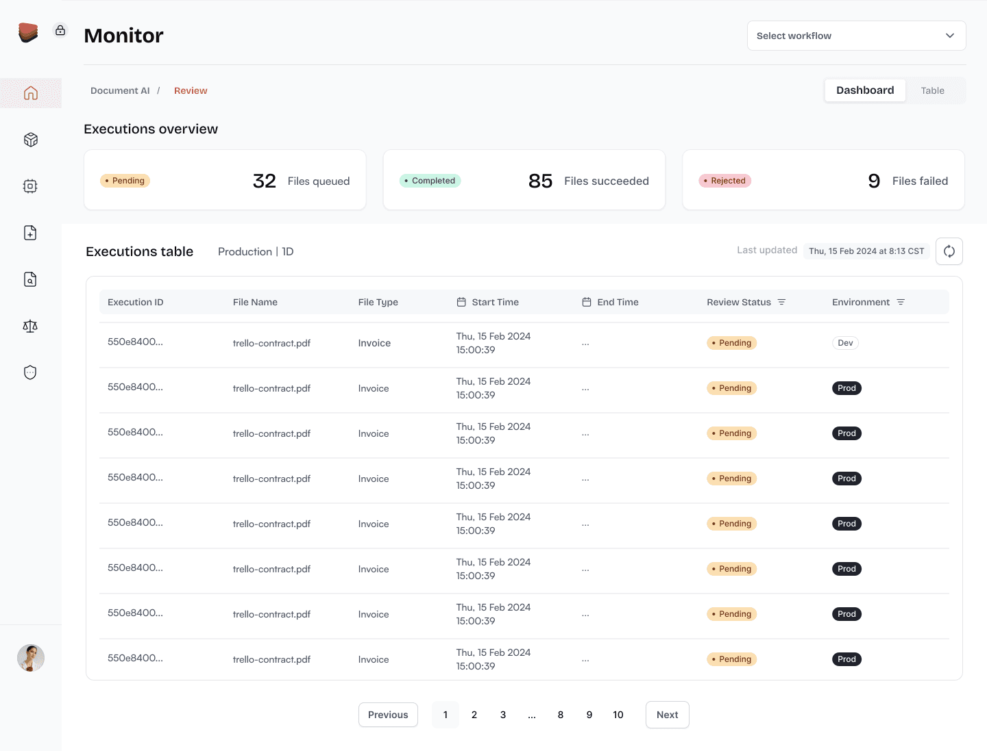 AgentFlow monitor function