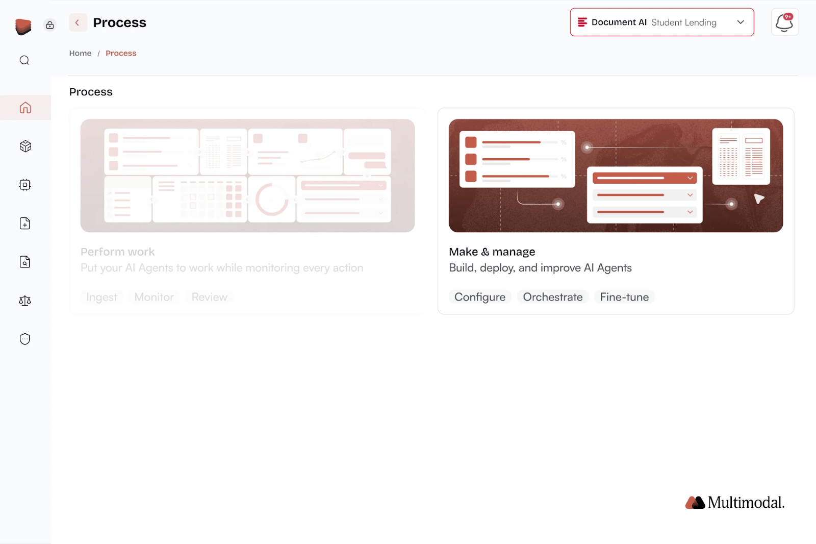 a screenshot of Make  manage dashboard in process module 
