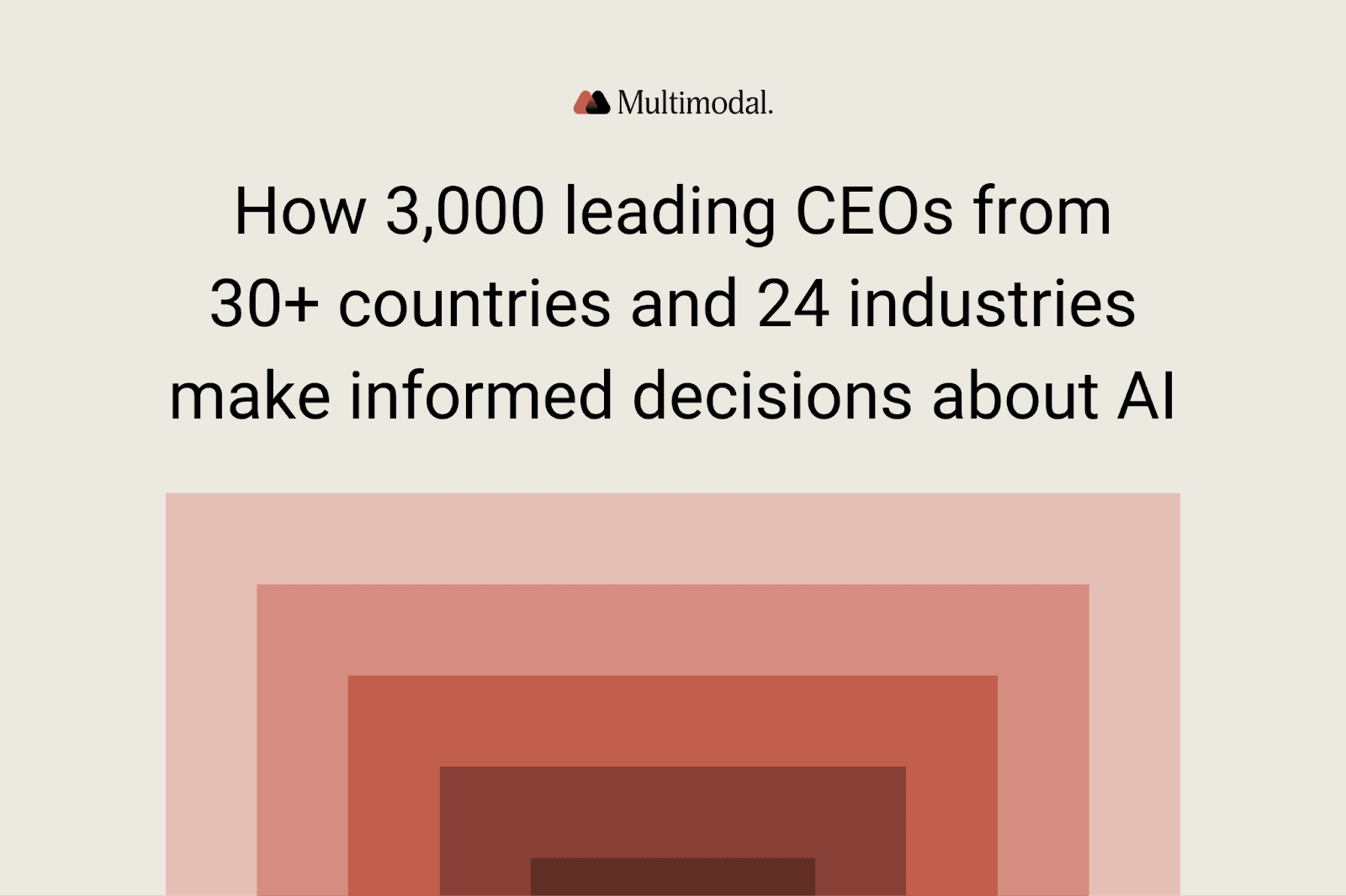 How 3,000 leading CEOs from 30+ countries and 24 industries make informed decisions about AI