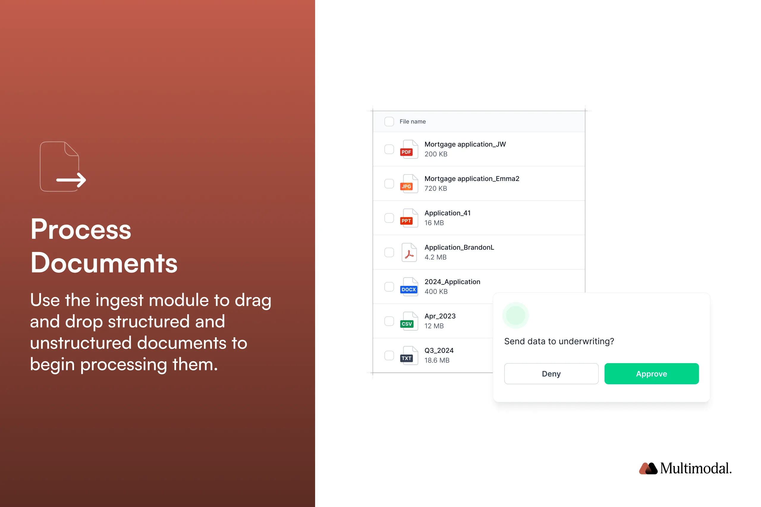 Process documents with AI Agents